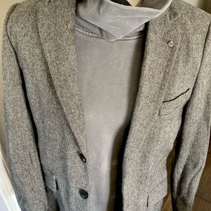 Scotch and Soda Men’s M Twill Wood Overcoat